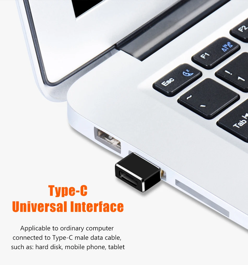 2 шт. адаптер типа C USB 3,0-USB C адаптер для Macbook Xiaomi 6 для samsung S8 huawei mate USB C конвертер