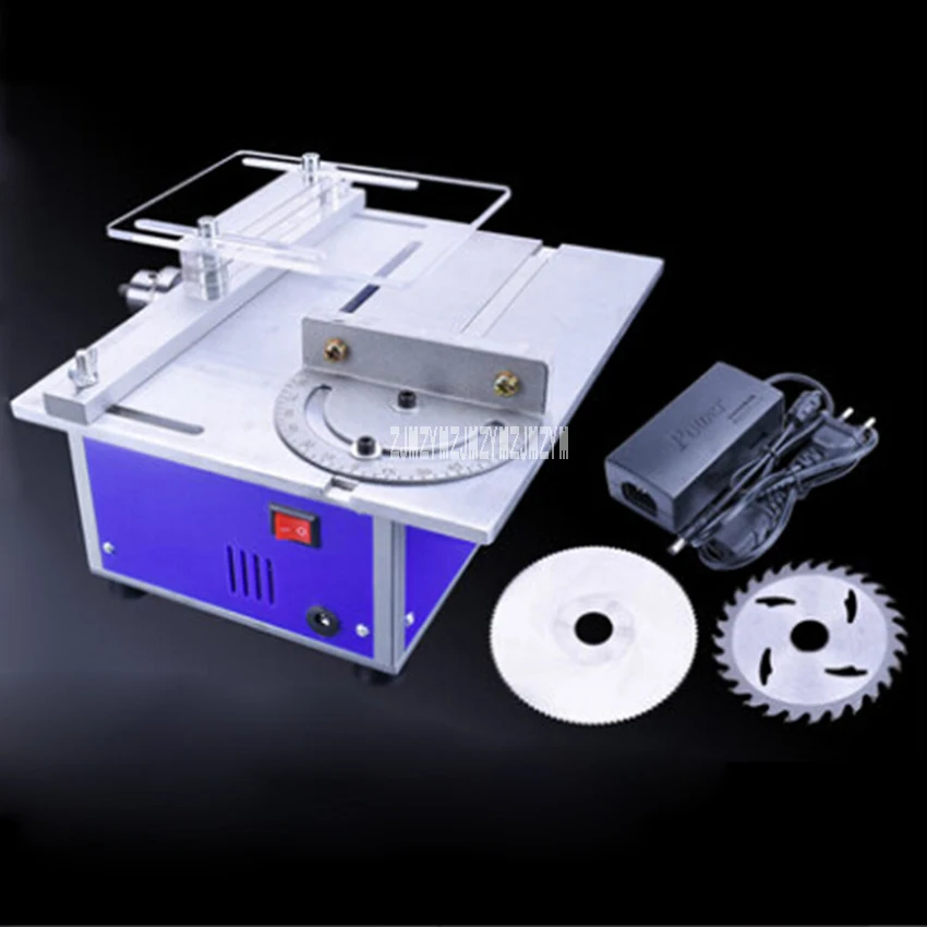 DIY Multi-function Miniature Table Saw DC4d Woodworking Sawing Saws Cutting Model Saw Cutting Machine DC 12v-24v 1.5A 1-10mm