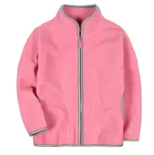 1-8Y New 2016 Girls Boys Jacket Children Autumn Coat Solid Cotton Fashion Outerwear Kids Spring Clothes KW-1631-3