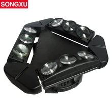 9 глаз пикселей 9X10 Вт 4 в 1 светодиодный DMX паук светодиодный луч движущийся головной свет/SX-MH140