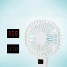 Mini Desktop Fan with Power Display Mute USB Charging Handheld Cute Portable Home Office Fan Mini Desktop Fan with Power Display Mute USB Charging Handheld Cute Portable Home Office Fan
