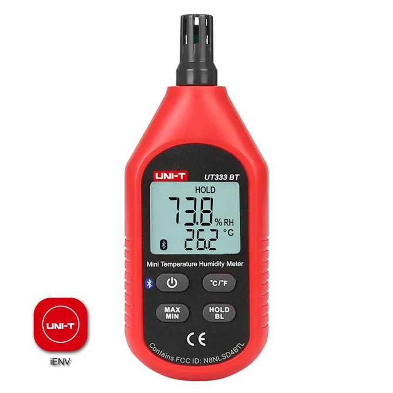 

UNI-T UT333BT Digital Hygrometer Thermometer Bluetooth Digital LCD Mini Temperature Humidity Meter