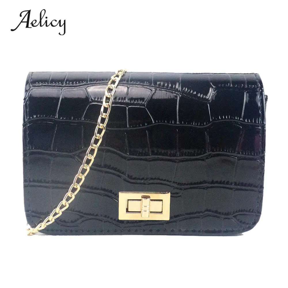 

Aelicy Women Messenger Shoulder Bag Ladies Small Clutches Chain Crossbody Bags Tote Patchwork Crossbody Bags Bolsos Mujer 0830