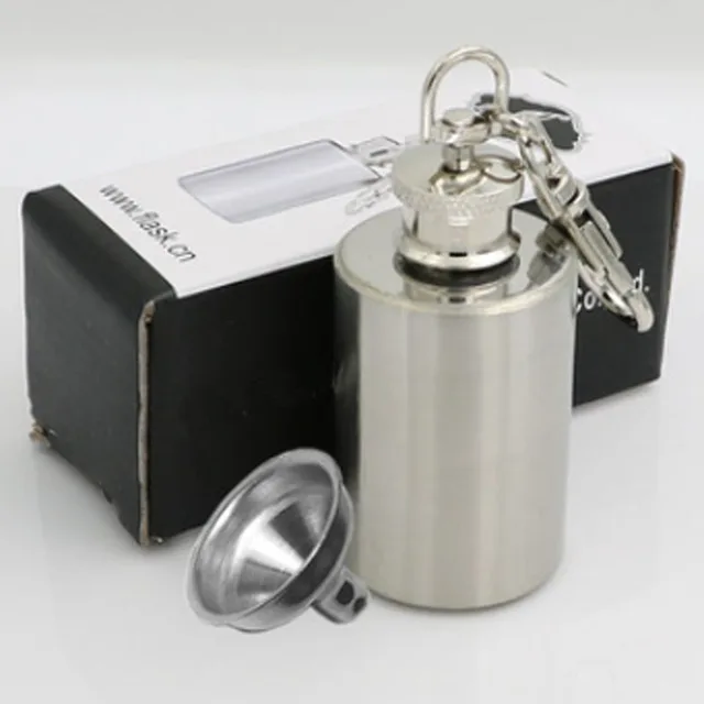 Buy 1 OZ Stainless Steel Mini Flasks Portable Cylinder
