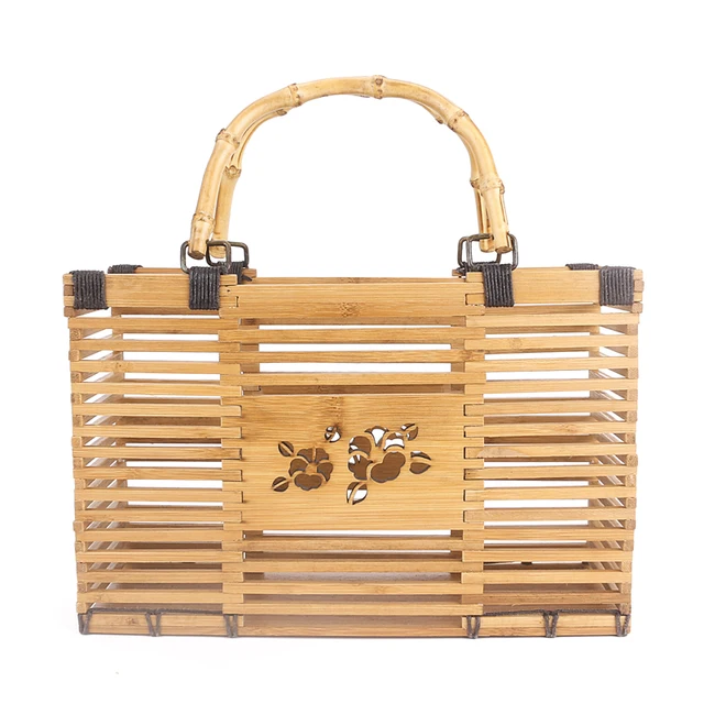 Fashion 2017 Beach Bags Women Straw Bag Summer Hollow Out Tote Fashion 2017 Beach Bags Women Straw Bag Summer Hollow Out Tote Luxury Designer Bamboo Handbags