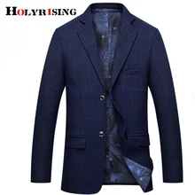 Holyrising Модные мужские повседневные Костюмы Весенняя брендовая Деловая одежда осенний мужской костюм, блейзер Мужской бейзер пиджак Homme