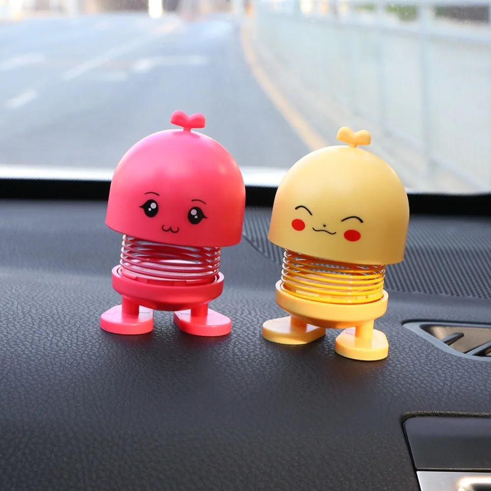 Red Car Electronics Accessories Car Cartoon Decoration Car