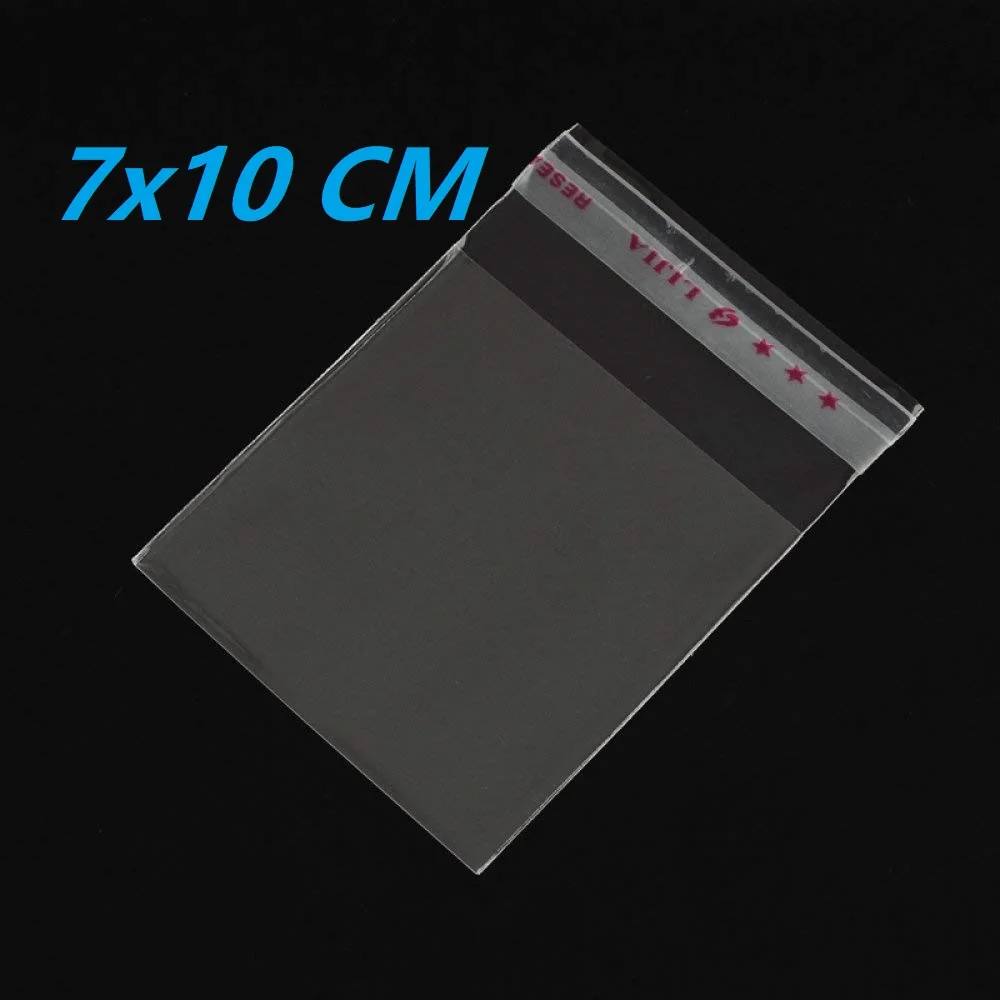 

Ysmile 7x10 CM Plastic Bag for Storage Transparent Cheap Self Adhesive 100 PCS