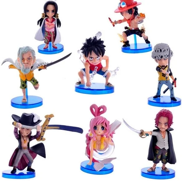 

8PCS One Piece Supremacy World Luffy Nami Roronoa Zoro Model PVC Action Figure Resin Collection Model Toy Doll Gift Cosplay