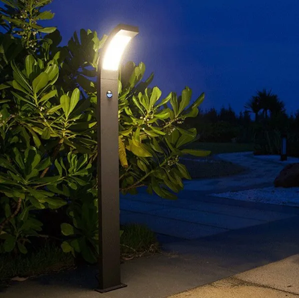 Outdoor Tuin Lamp 6 w Led licht met PIR sensor IP54 hoge pole verlichtingsarmatuur Outdoor Tuin Lamp 6 w Led licht met PIR sensor IP54 hoge pole verlichtingsarmatuur