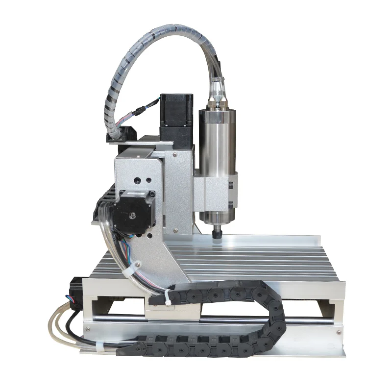 cnc router 3020Z VFD800W water cooled spindle mini milling machine with cutter collet clamp vise