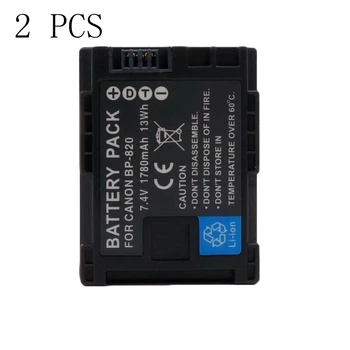 

WHCYonline 2 Pieces 1780mAh BP-820 BP820 BP 820 Camera Battery For Canon VIXIA HF G30, XA20, and XA25 Camcorders