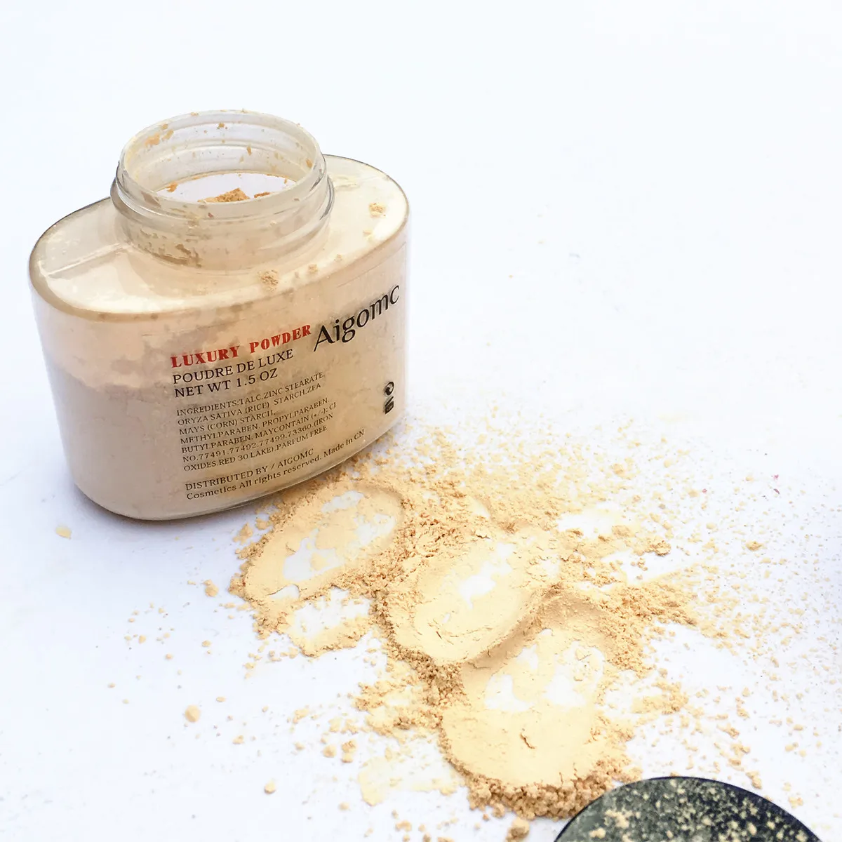 Лидер продаж! Банановая пудра для макияжа гладкая прозрачная основа консилер