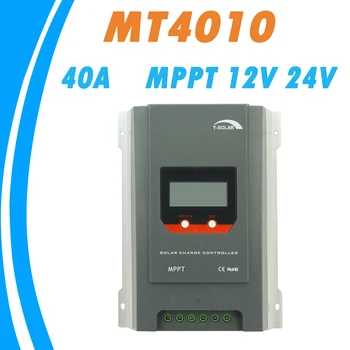 

Y-SOLAR MPPT 40A Solar Charge Controller 12V 24V Auto LCD Max 100V Input Solar Regulator High Efficiency Four Stage Charging EMC