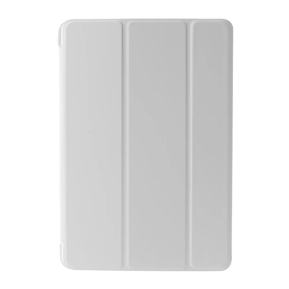 Чехол из искусственной кожи для iPad mini 4, тонкий прозрачный чехол с откидной крышкой для Apple iPad mini 4, чехол с подставкой для автоматического сна/пробуждения - Цвет: Белый