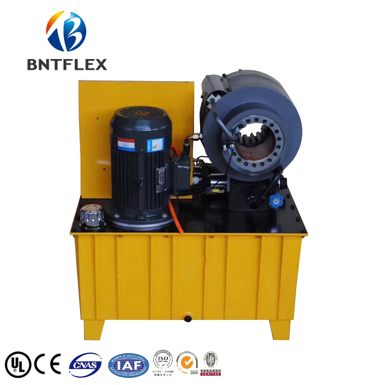 BNT51F 380v 3 phase 3 kw or 4 kw semi automatic 2" pipe press machine with 10 sets of dies BNT51F 380v 3 phase 3 kw or 4 kw semi automatic 2" pipe press machine with 10 sets of dies