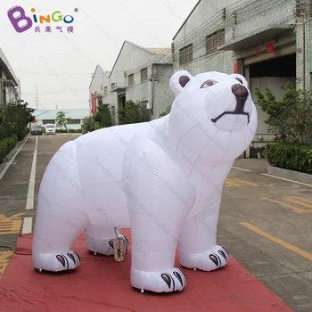 

free shipping 3X2.3m big inflatable christmas polar bear / 10ft inflatable polar bear christmas decoration/polar bear -toys