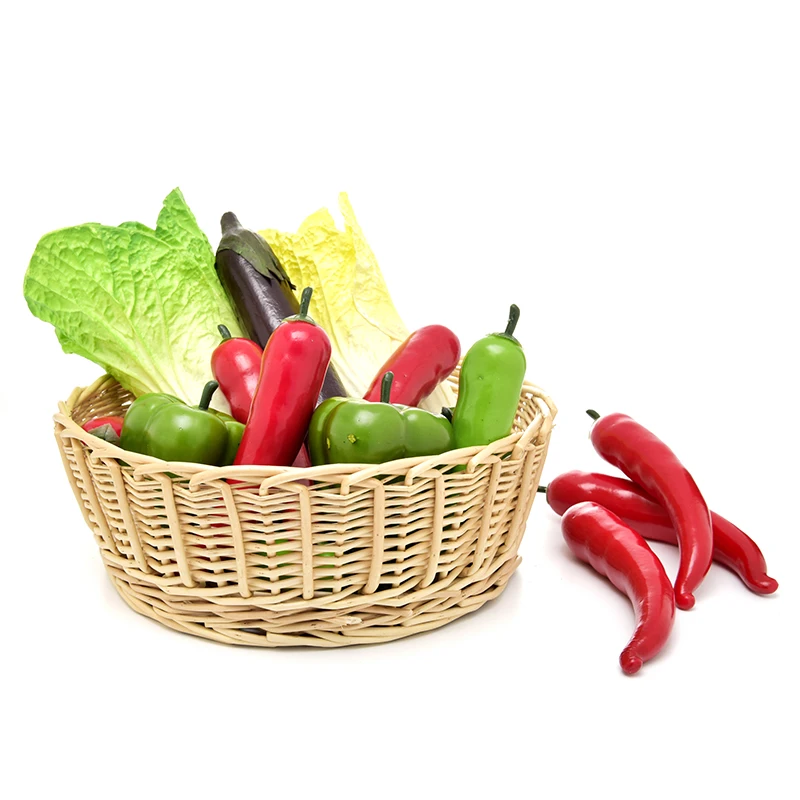 

Green Red Artificial Simulation Chili Vegetables Kitchen Toys Kindergarten Garden Family Kitchen Decoration Handwork DIY Fruit