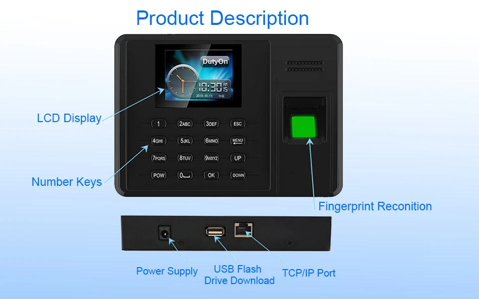 Eseye отпечатков пальцев биометрическая система посещаемости USB считыватель отпечатков пальцев офисные часы рекордер посещаемости сотрудников устройство