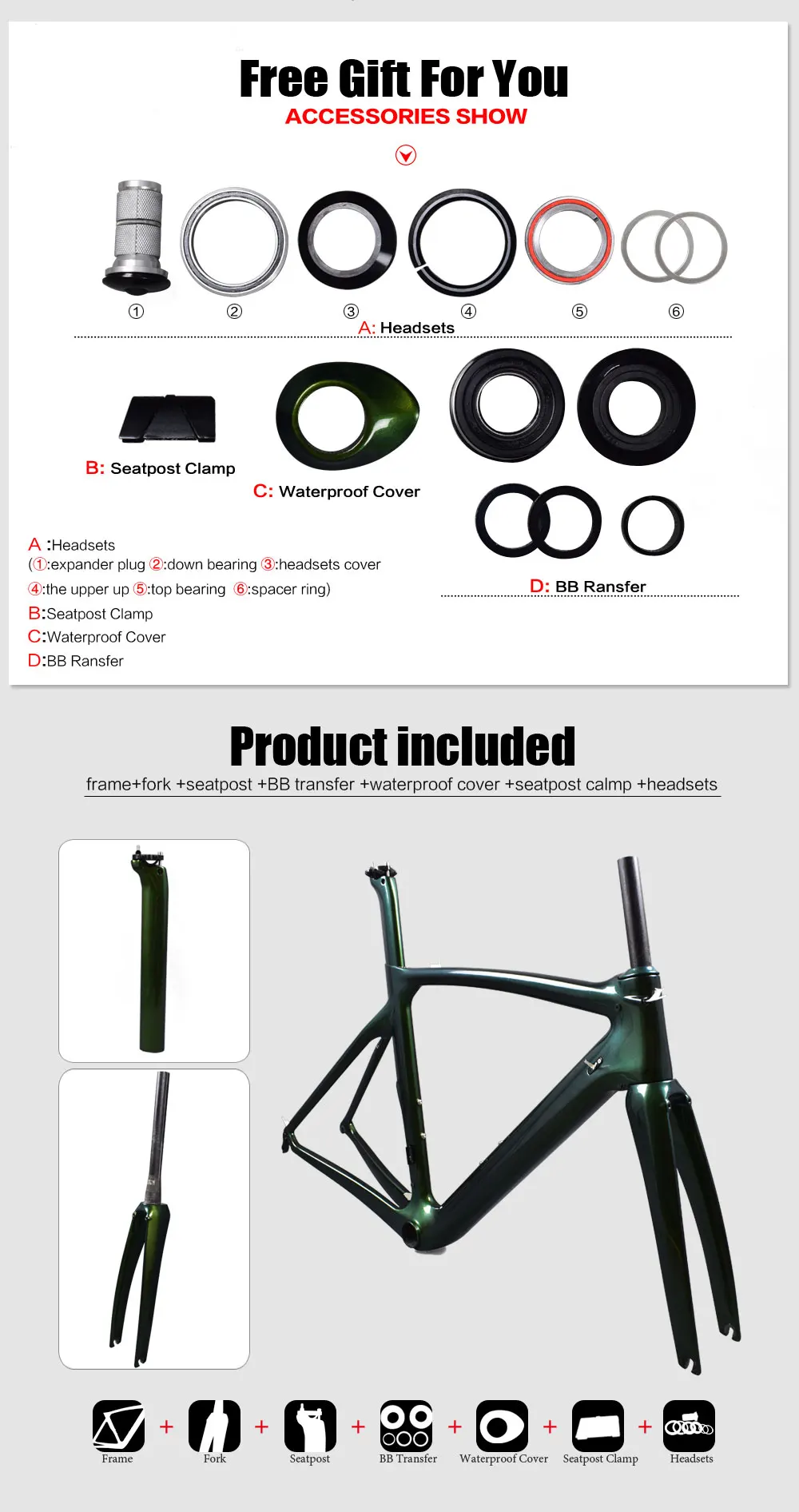Discount 2018 DIY carbon frame with chameleon painting carbon road frame direct mount brakes BB386 bottm bracket chinese carbon frames 19 Discount 2018 DIY carbon frame with chameleon painting carbon road frame direct mount brakes BB386 bottm bracket chinese carbon frames 19