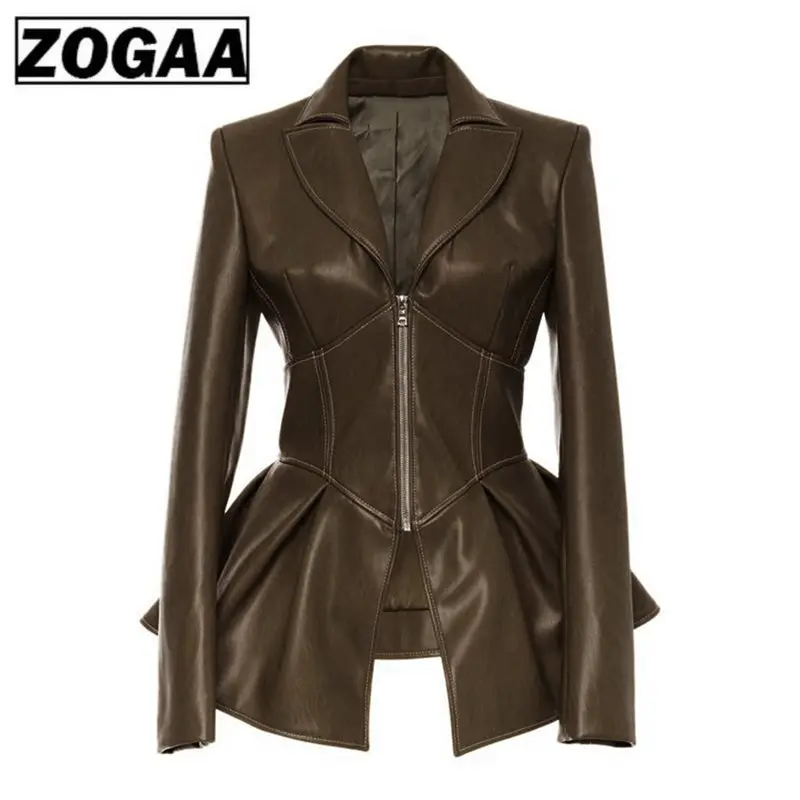 

2019 Women Jacket Black Gothic Faux Leather PU Jacket Women Winter Spring Motorcycle Jacket Black Faux Goth Leather Coats S-3XL