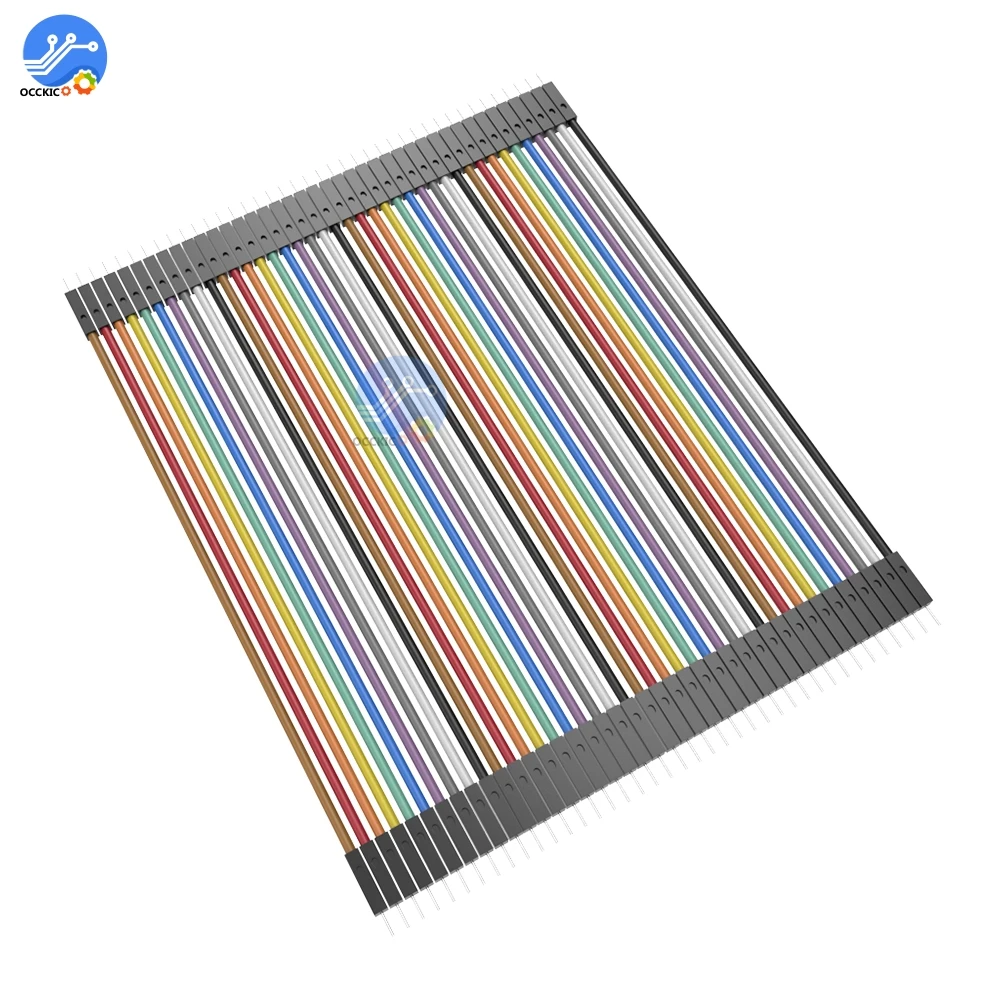 40 контактный Перемычка Dupont Line 10 см штекер кабель для arduino Набор творчества