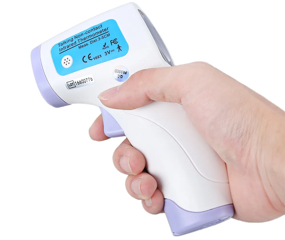 Цифровой инфракрасный термометр пистолет Профессиональный ЖК Бесконтактный многонациональный ручной ребенок здоровье температура измерения устройства
