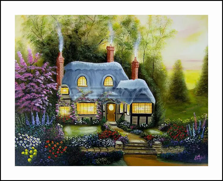 house in woods diamond embroidery 5d painting cross stitch mosaic