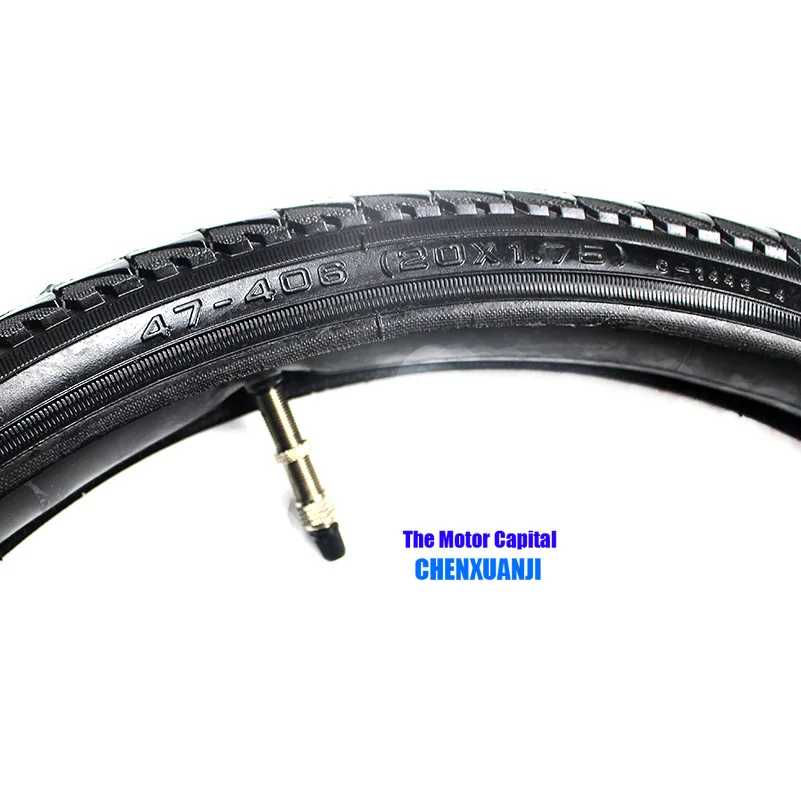 New styleElectric Bike Cycle Tire 47 406 20x1 75 tubes 20 дюймовая шина|Покрышки| |