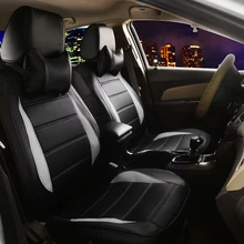 

leather car seat covers for Peugeot 301 2008 308 408 508 3008 RCZ 208 4008 308S Caddy Combi VR6 multivan Golf GTI CC cushion set