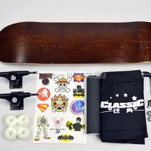 Высокое качество скейт доска двойной рокер клен красивые слои 306 профессионального класса