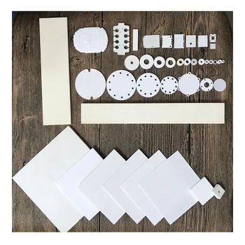 

99.5%Al2O3 High Wearable Circular Corundum Plate 50*50*1mm/Alumina Ceramic Round Substrate/Wear-Resisting Ceramic Sheet