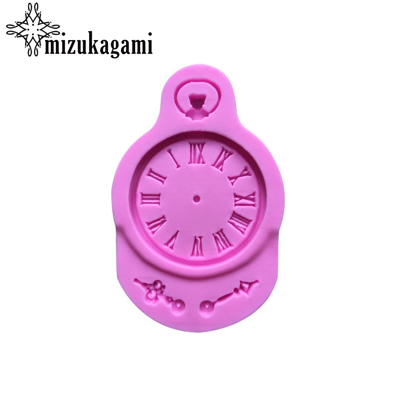 

1PCS UV Resin Jewelry Liquid Silicone Mold Cartoon Gear Watch Resin Molds For DIY Pendant Charms Making Jewelry