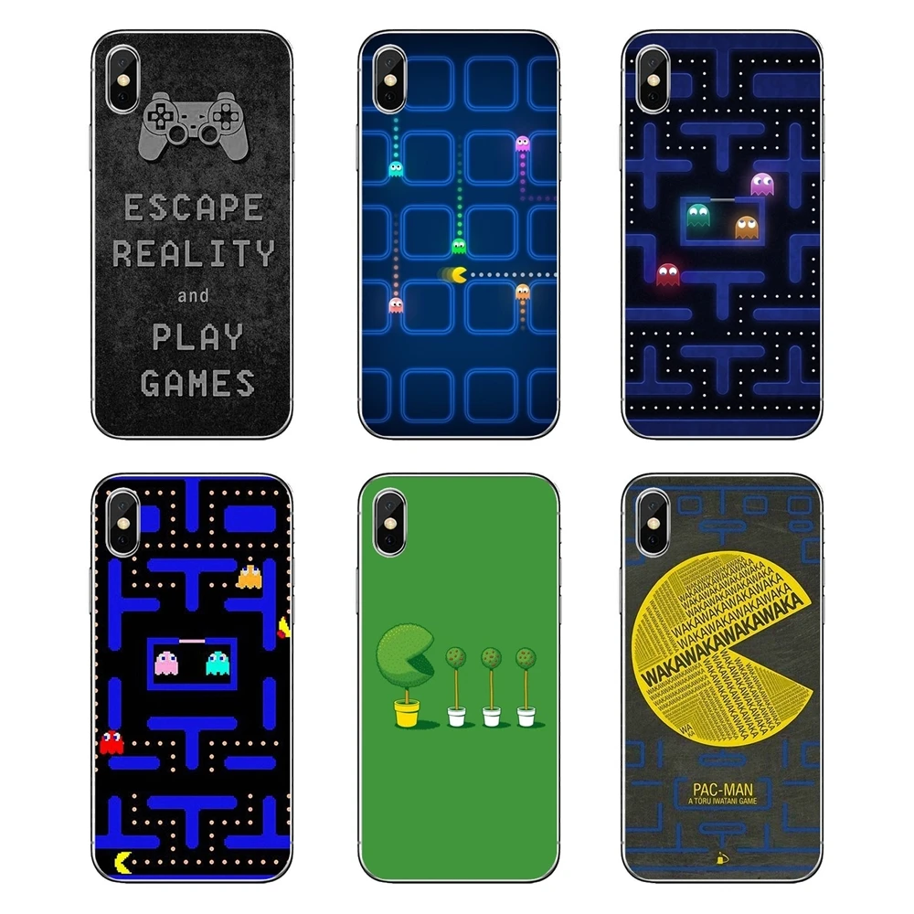 Для LG G7 Q6 Q7 Q8 Q9 V30 X Мощность 2 3 чехол для OnePlus 3t 5 T 6 аркадная игра Pac-man PACMAN арт