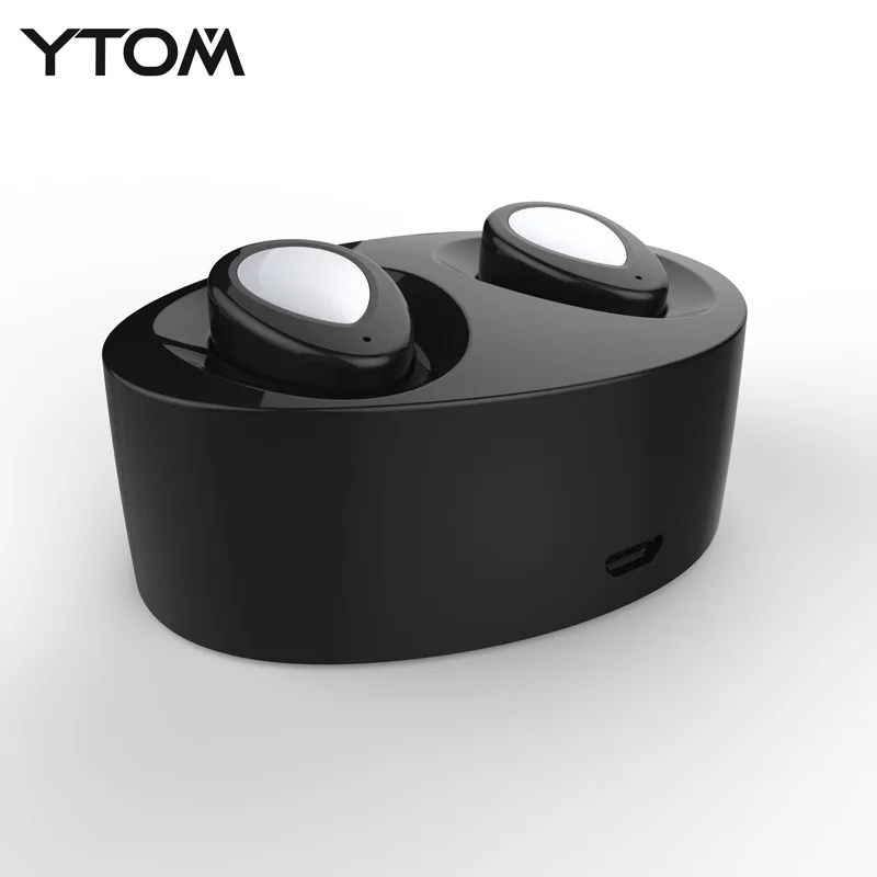 YTOM Близнецы Двойной Мини Беспроводная Связь Bluetooth Наушники для Apple iPhone 6 S 7 Плюс