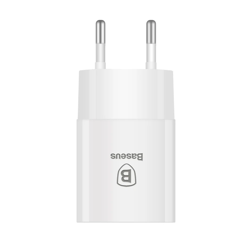 Baseus العالمي شاحن يو اس بي الاتحاد الأوروبي التوصيل السفر الحائط مهايئ شاحن الذكية الهاتف المحمول USB شاحن آيفون سامسونج Xiaomi اللوحي