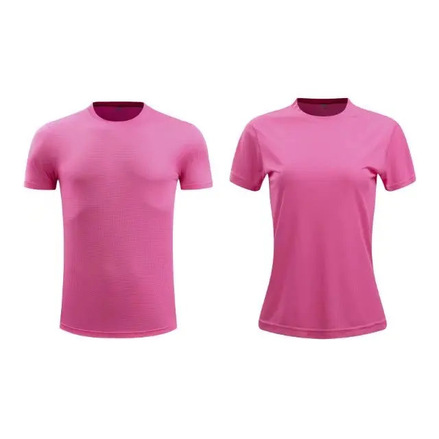 Мужской женский спортивный для бега рубашки спортивная одежда короткий рукав фитнес гимнастическая майка быстросохнущая легкая дышащая тренировочная футболка - Цвет: 3031 pink shirt