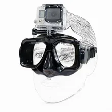 GoPro Dive Scuba Diving Mask mount compatible Go Pro Hero 1 2 3 3+ and 4 White editions also for snorkel snorkeling