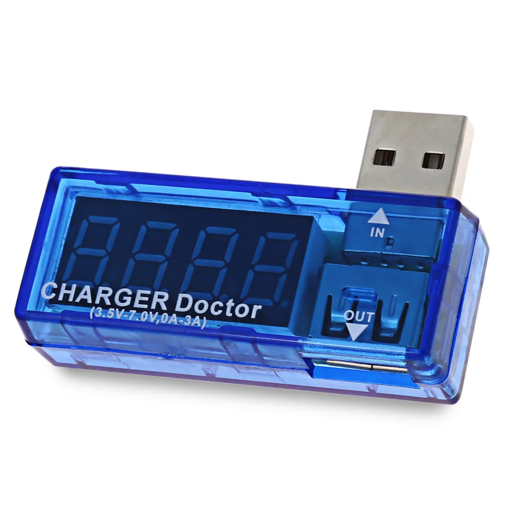 KW201 USB Power Current Voltage Detector Portable Tester Digital
