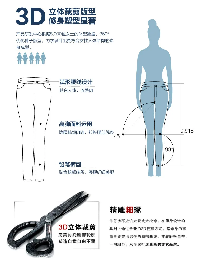 Корейские женские джинсы с высокой талией, Стрейчевые джинсовые штаны, узкие джинсы-карандаш размера плюс, свободные джинсы на шнуровке, женские штаны-шаровары, джинсы