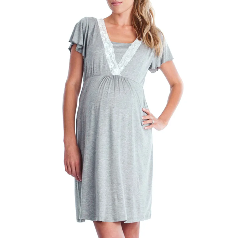 Женское кружевное платье для беременных; Повседневное платье для кормящих мам; Пижама для беременных; платье для беременных; реквизит для фотосъемки