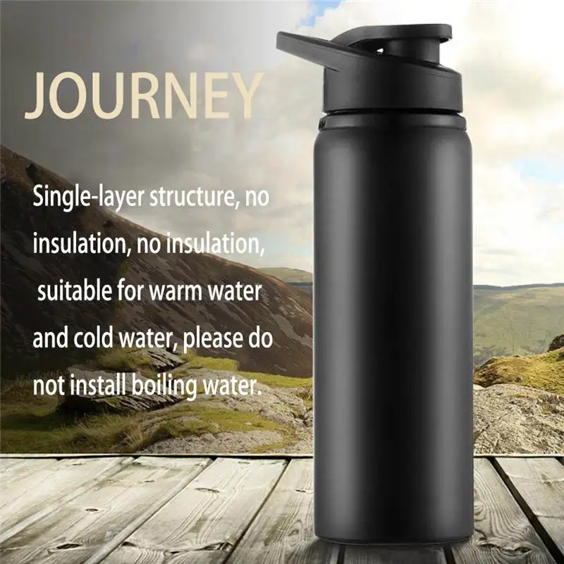 

700ml Stainless steel travel bottle Double-Wall Insulated Vacuum Flask Water Bottle Cola Water Beer Thermos for Sport Bottle@40
