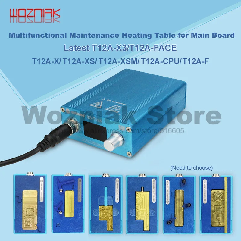 Cena Najnowszy SS T12A X3 dla iPhone X XS XS max płyty głównej płyta główna warstwowe face id ogrzewanie demontażu platformy CPU średniego szczebla płyta główna