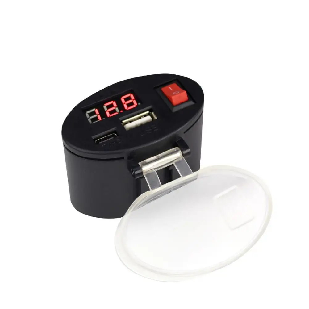 

Motorcycle Adapter 3.1A PD Fast Charge 12V-24V Charger Waterproof Car USB Mobile Phone Charger