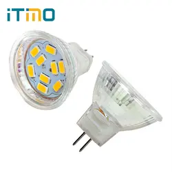 Itimo 1 шт. светодиодные лампы пятно света MR11 Светодиодный прожектор 5730 SMD энергосбережения белый/теплый белый дом свет DC12V 3 Вт 5 Вт