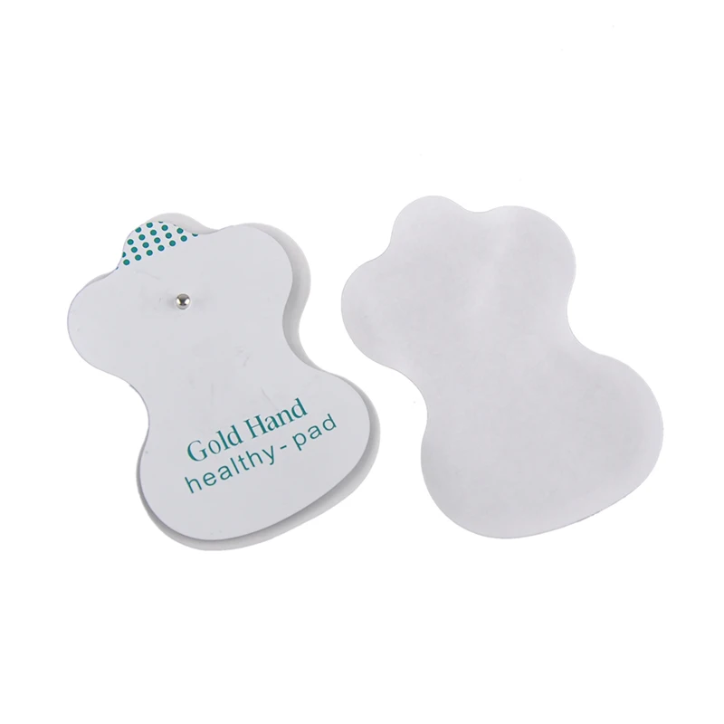 50pcs/lot Good Quality white Electrode Pads for Tens Acupuncture Digital Therapy Machine Massager Slimming Massage not nail form