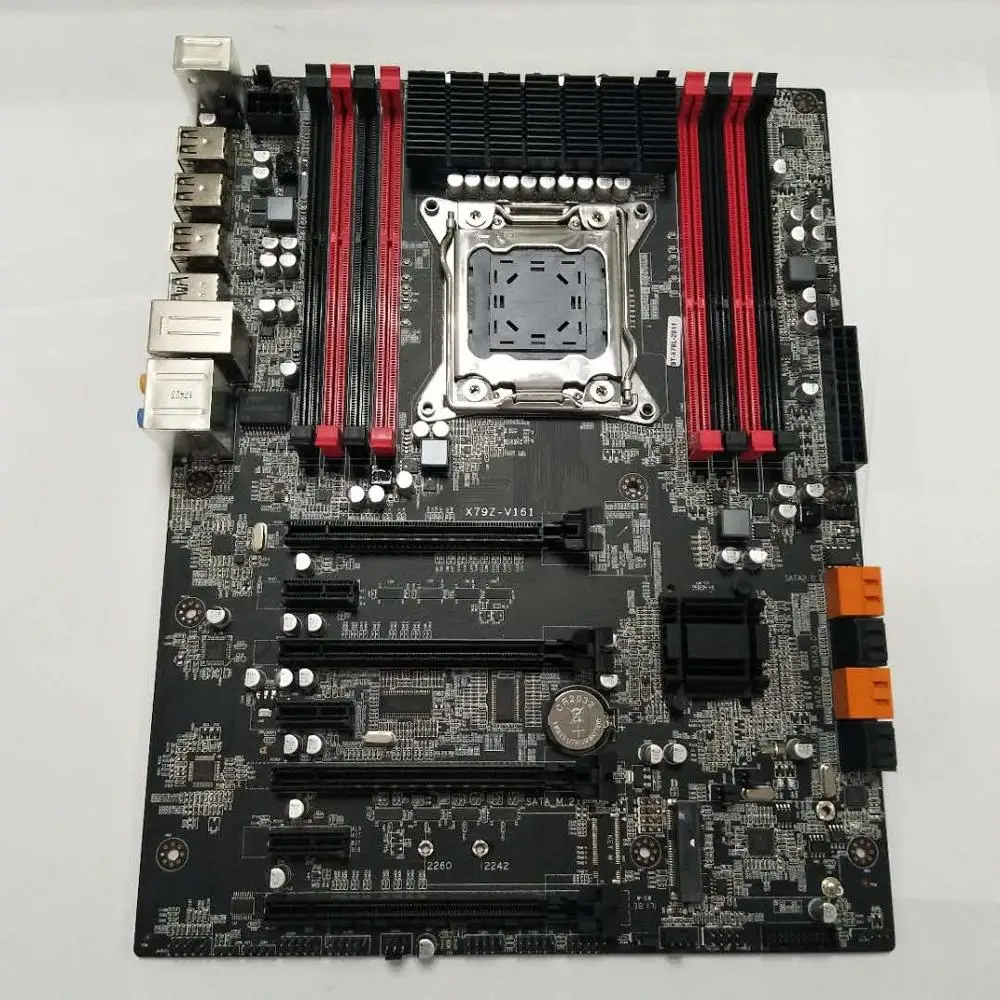 Runing ATX X79 материнская плата с процессором Intel Xeon E5 2680 V2 2 8 GHz SR1A6 CPU кулер RAM 4*16G 1600MHz RECC