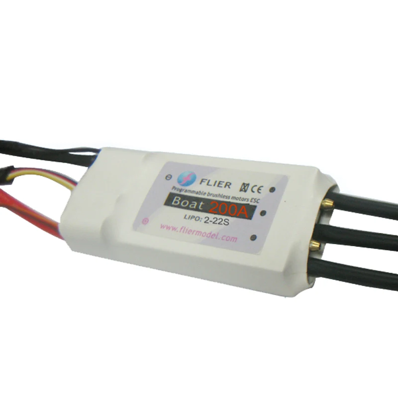 Flier 22S 200A ESC controller motor for rc Boat