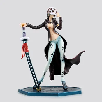 

Comic Anime One Piece Luffy brother Trafalgar D Water Law Pirates Death Surgeon Girl Edition Sexy 22cm Figure Figurine Toys