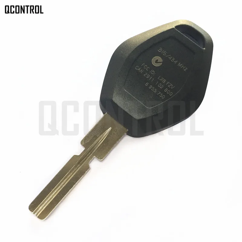 QCONTROL Car Remote Key DIY for BMW EWS 1/3/5/7 Series X3 X5 Z3 Z4 with ID44 PCF7935AA Chip HU58 Blade 315MHz / 433MHz